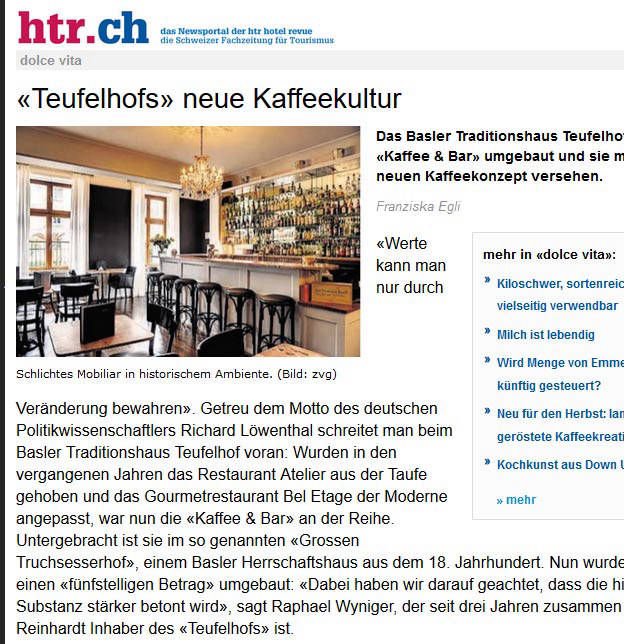 Portfolio - Pressearbeiten | Photography by MediaBal Basel (Fotograf: Marcel König)