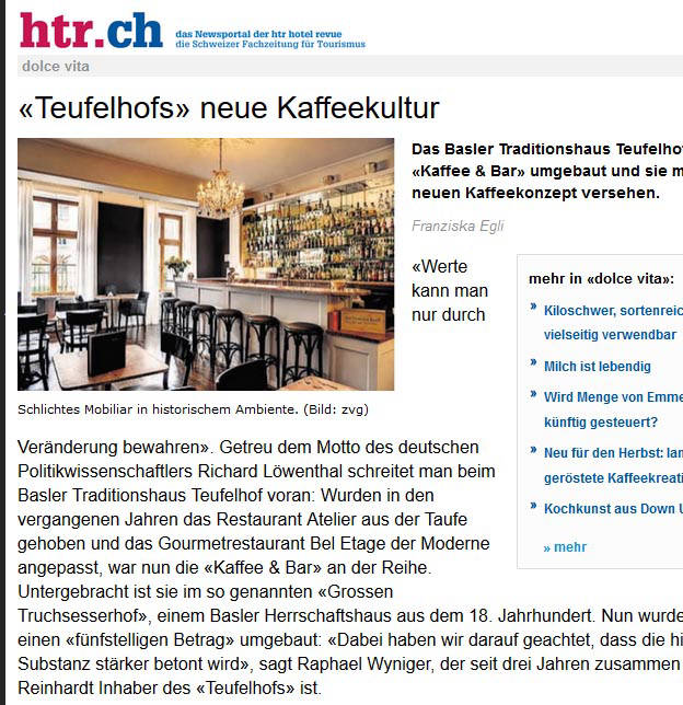 Portfolio - Pressearbeiten | Photography by MediaBal Basel (Fotograf: Marcel König)
