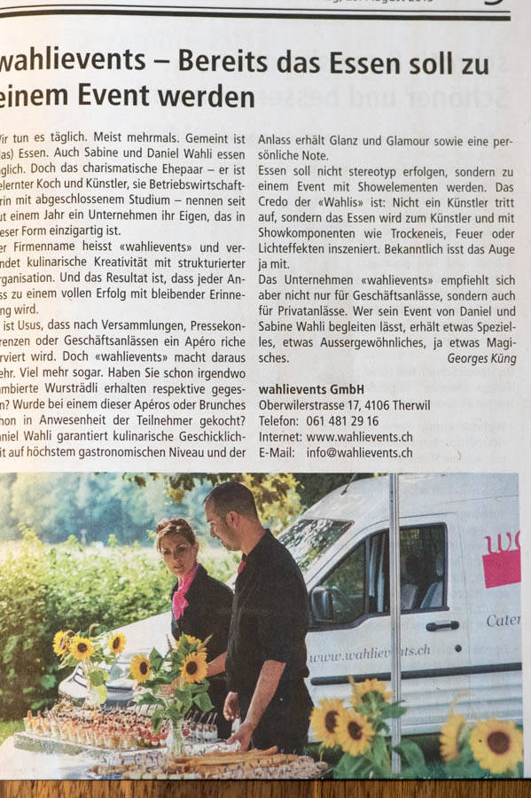 Portfolio - Pressearbeiten | Photography by MediaBal Basel (Fotograf: Marcel König)